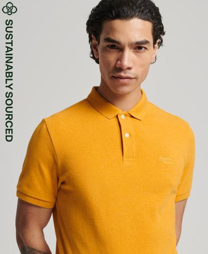 Men's Klassisches Pikee-Polohemd aus Bio-Baumwolle - Größe: L - Superdry - Modalova