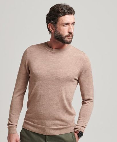 Pull Ras-du-cou en Laine Mérinos Taille: XL - Superdry - Modalova