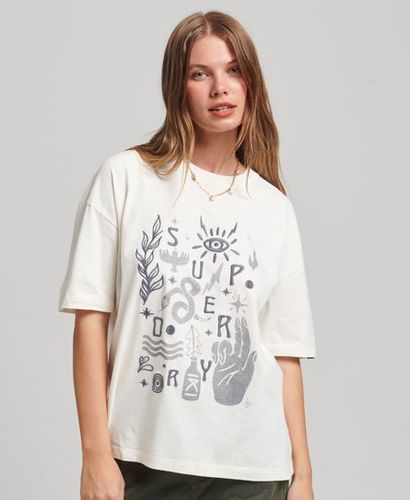 Women's Nomadic Folk T-Shirt - Größe: 34 - Superdry - Modalova