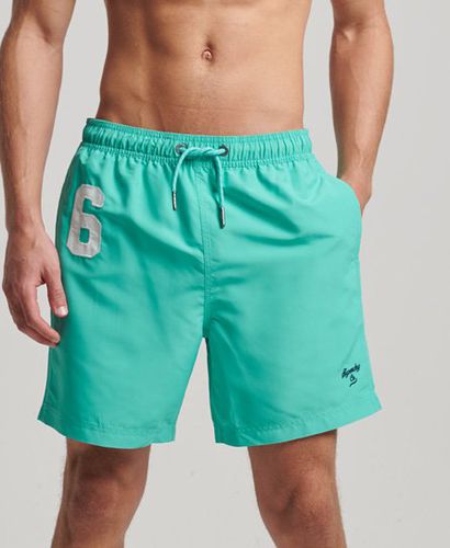 Herren Polo Badeshorts aus Recyceltem Material - Größe: Xxl - Xmas deals - Superdry - Modalova