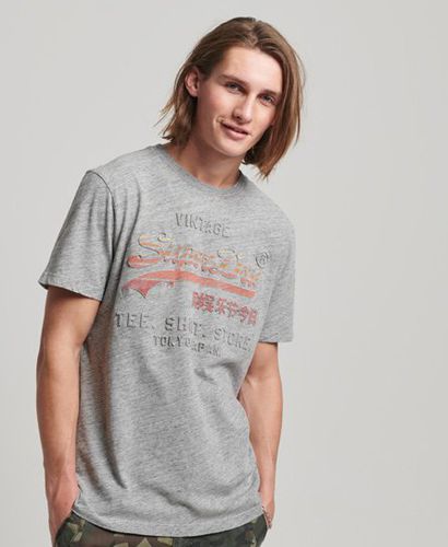 Men's Vintage Cali T-Shirt mit Logo - Größe: L - Superdry - Modalova