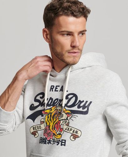 Herren Vintage Logo Narrative Hoodie - Größe: Xxl - Superdry - Modalova