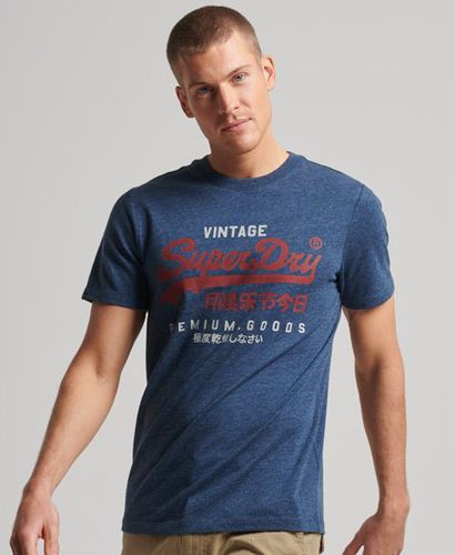 Men's Americana T-Shirt mit Vintage-Logo - Größe: S - Superdry - Modalova