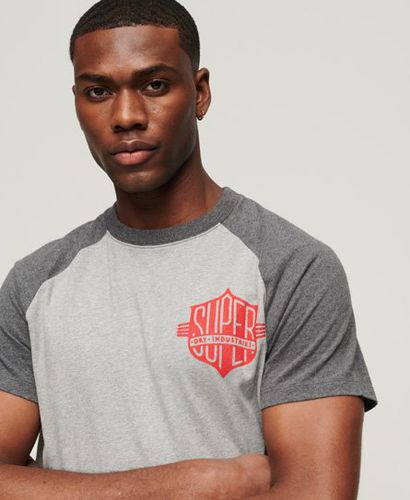 Men's Raglan-T-Shirt aus Bio-Baumwolle - Größe: S - Superdry - Modalova