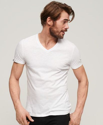Men's T-Shirt mit V-Ausschnitt - Größe: Xxl - Superdry - Modalova