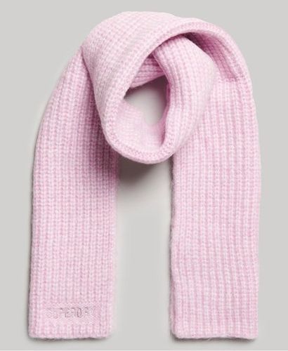 Dames Côtelée Essential Écharpe Tricoté, Taille: 1Taille - Superdry - Modalova
