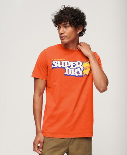 Herren Cooper 70er-Jahre-T-Shirt mit Retro-Logo - Größe: S - Xmas deals - Superdry - Modalova