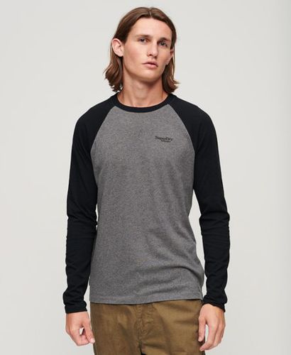 Herren Essential Baseball-Oberteil mit Langen Ärmeln - Größe: XL - Superdry - Modalova