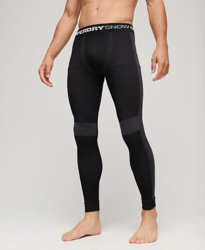 Herren Sport Nahtlose Baselayer Leggings mit Logo-Druck, Größe: S - Superdry - Modalova