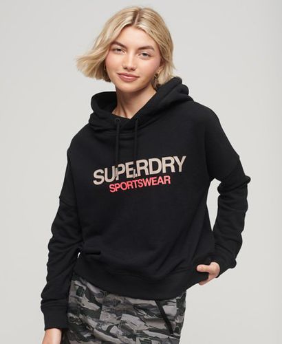 Women's Kastiges Sportswear Hoodie mit Logo - Größe: 40 - Superdry - Modalova