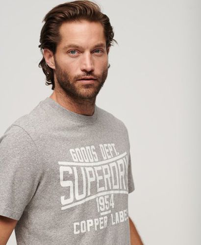 Herren und Copper Label Workwear T-Shirt Bedruckt, Größe: XXL - Superdry - Modalova