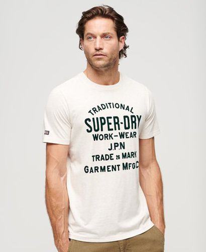 Men's Athletic T-Shirt mit Grafik und Schriftzug - Größe: M - Superdry - Modalova
