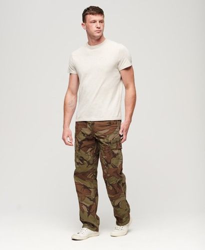 S Cargo Baggy en Coton Biologique Pantalon Imprimé, Taille: 32/34 - Superdry - Modalova