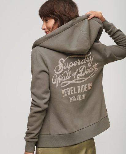 Sweat à Capuche Zippé Fantaisie Custom Taille: 38 - Superdry - Modalova