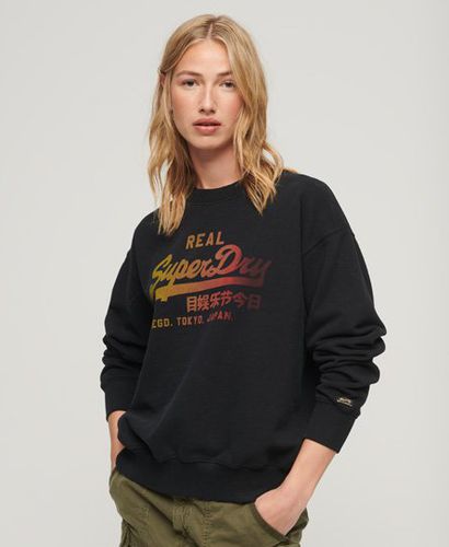 Women's Sweatshirt mit Farblich Abgestimmtem Vintage-Grafiklogo - Größe: 40 - Superdry - Modalova
