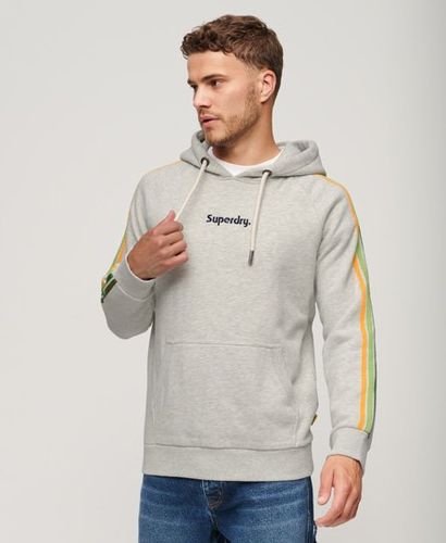 Herren Terrain Logo Hoodie mit Streifen an den Ärmeln, Größe: L - Größe: L - Superdry - Modalova
