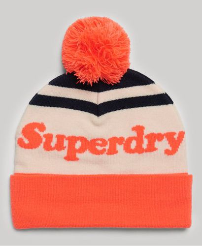 Damen Beaniemütze mit Klassischem Logo - Größe: 1Größe - Xmas deals - Superdry - Modalova