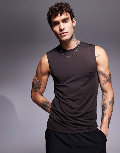 Icon - Débardeur de sport moulant en tissu à séchage rapide - 4505 - Modalova