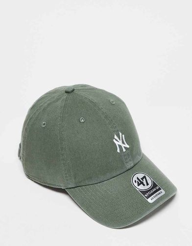 Casquette à petit logo NY Yankees - Kaki délavé - 47 Brand - Modalova