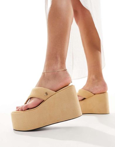 Melissa - Tongs compensées - Beige - 4Th & Reckless - Modalova