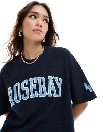 Cotton On - T-shirt oversize style universitaire à motif Rosebay - Cotton:on - Modalova