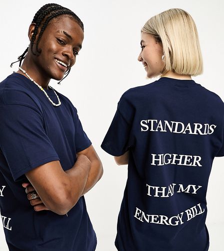 Unisex - T-shirt à inscription High Standards - marine - Collusion - Modalova
