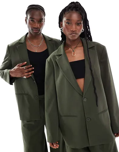 Unisex - Blazer oversize d'ensemble - olive - Collusion - Modalova