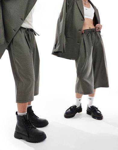 Unisex - Pantalon de jogging d'ensemble à carreaux style costume décontracté à enfiler - Collusion - Modalova