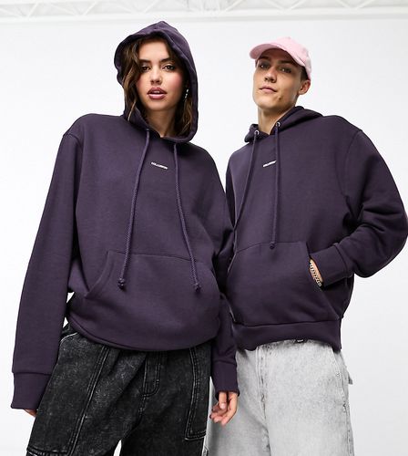 Unisex - Sweat à capuche avec logo au centre - délavé - Collusion - Modalova