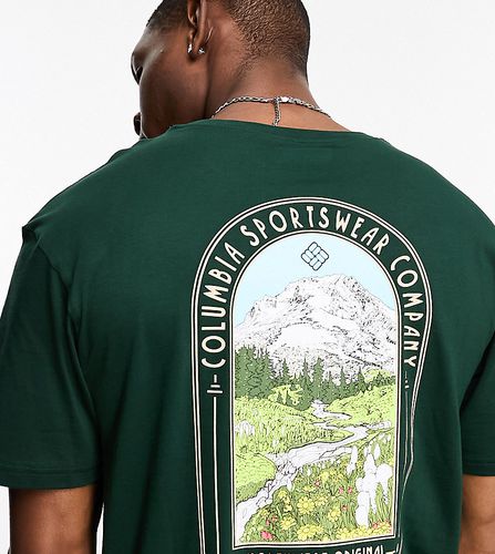 Cavalry Trail - T-shirt imprimé au dos - foncé - Exclusivité ASOS - Columbia - Modalova