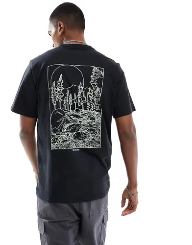 Rapid Ridge - T-shirt imprimé au dos - Noir - Columbia - Modalova