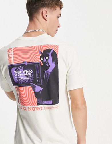 T-shirt avec imprimé sur la poitrine et au dos - Coney Island Picnic - Modalova