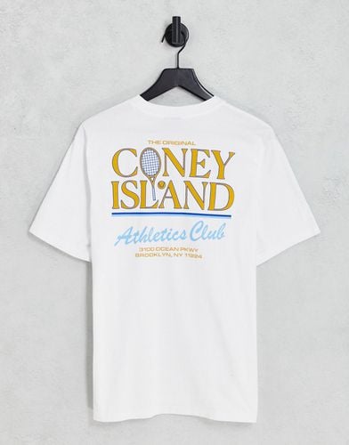 Athletics Club - T-shirt avec imprimé devant et dans le dos - Coney Island Picnic - Modalova