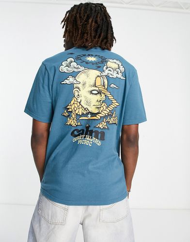 Calm - T-shirt imprimé - sarcelle - Coney Island Picnic - Modalova