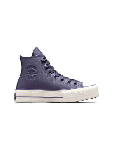 Chuck Taylor All Star Lift Hi - Baskets montantes en cuir imperméabilisé avec semelle plateforme - Converse - Modalova