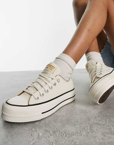 Chuck Taylor All Star Lift Ox - Baskets à plateforme en denim - cassé - Converse - Modalova