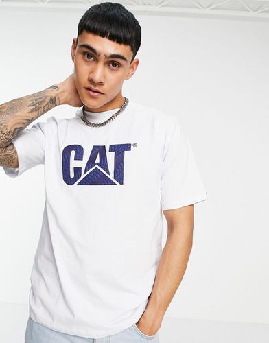 Caterpillar - T-shirt de travail à logo effet roue - Cat Footwear - Modalova