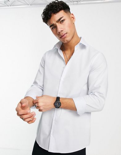 Chemise ajustée - Blanc - Calvin Klein - Modalova