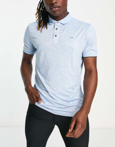 Polo à imprimé marbré - Calvin Klein Golf - Modalova