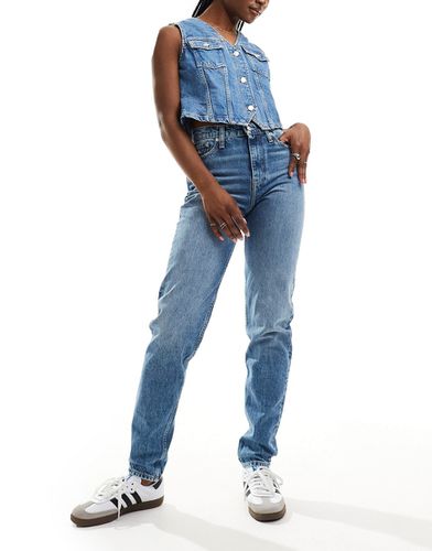 Jean mom - Délavage moyen - Calvin Klein Jeans - Modalova