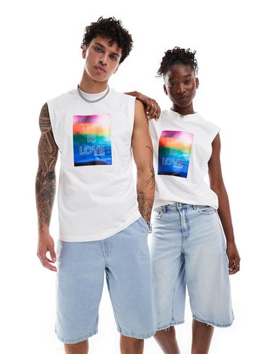 Pride - Débardeur unisexe à imprimé graphique - Calvin Klein Jeans - Modalova