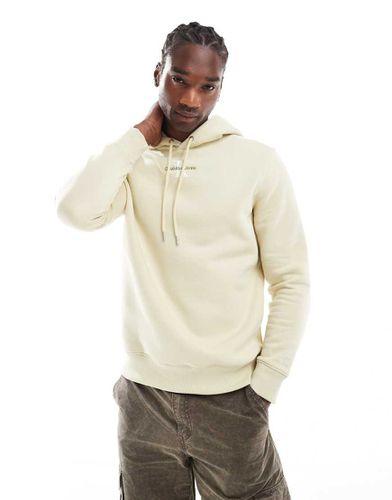 Sweat à capuche à monogramme - Beige - Calvin Klein Jeans - Modalova