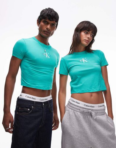 T-shirt unisexe effet rétréci - Calvin Klein Jeans - Modalova