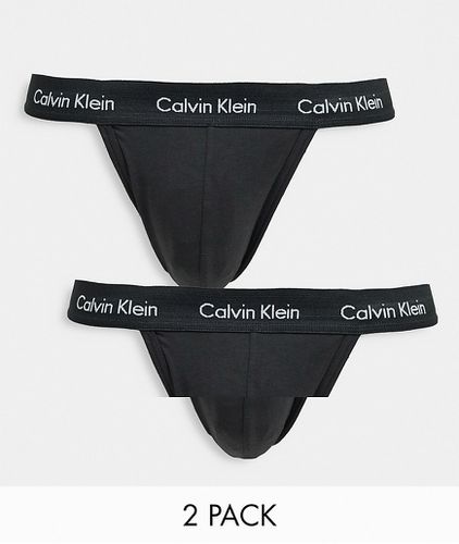 Lot de 2 strings avec ceinture à logo - Calvin Klein - Modalova