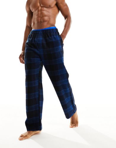 Pantalon de pyjama en flanelle à carreaux - Calvin Klein - Modalova
