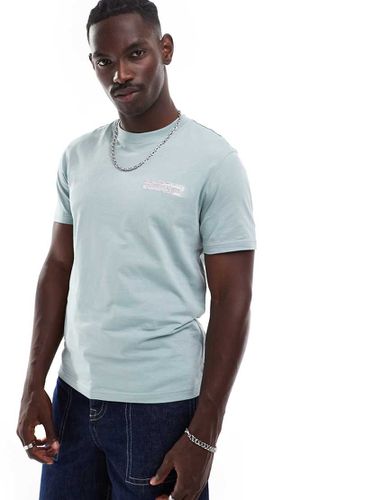 T-shirt avec logo effet béton - clair - Calvin Klein - Modalova