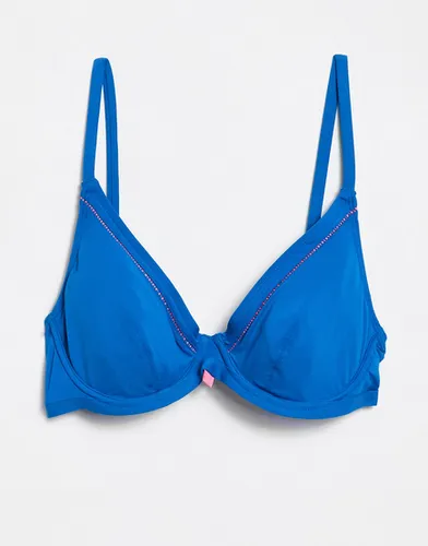 Echo - Haut de bikini à armatures - Bleu - Cherry Beach - Modalova
