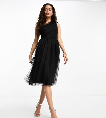 L'invitée - Robe mi-longue asymétrique en tulle - Anaya Petite - Modalova