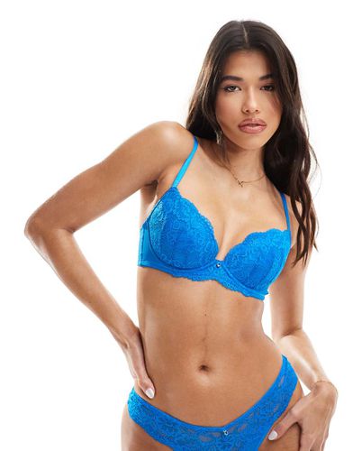 Planet - Soutien-gorge sensuel en dentelle à décolleté plongeant - de cobalt - Ann Summers - Modalova