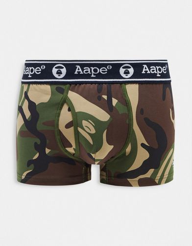 Aape By A Bathing Ape - Boxer à motif camouflage et taille à logo - Aape By A Bathing Ape® - Modalova
